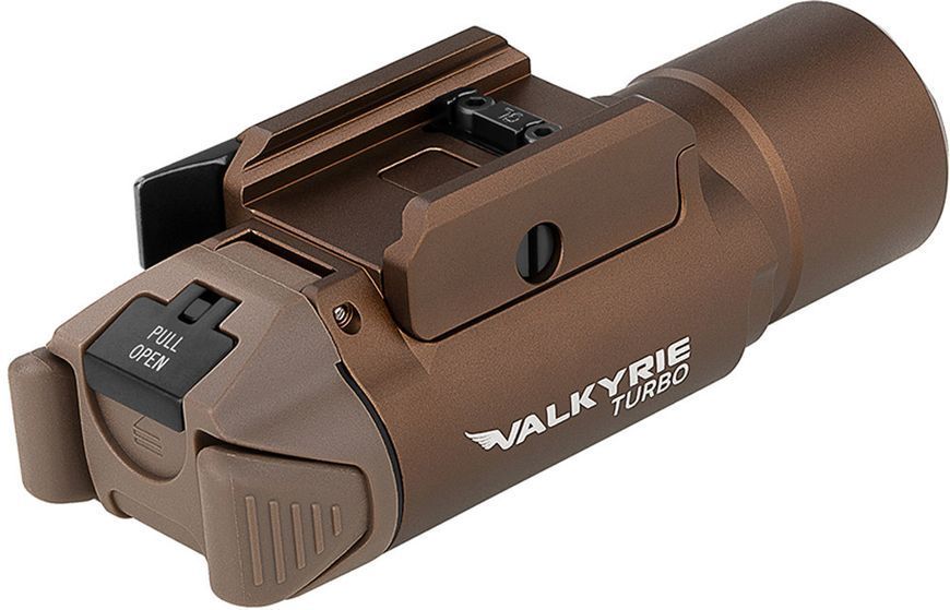 Фонарь Olight Valkyrie Turbo Desert tan Weawer/Picatinny (250 Lm) Valkyrie Turbo DT 23704069 фото