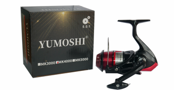 Катушка Gladiator YUMOSHI MK4000 13 подшипников RED пласт шпуля 5.5:1 з жилкою (YUM-MK4000) Y33441075 фото