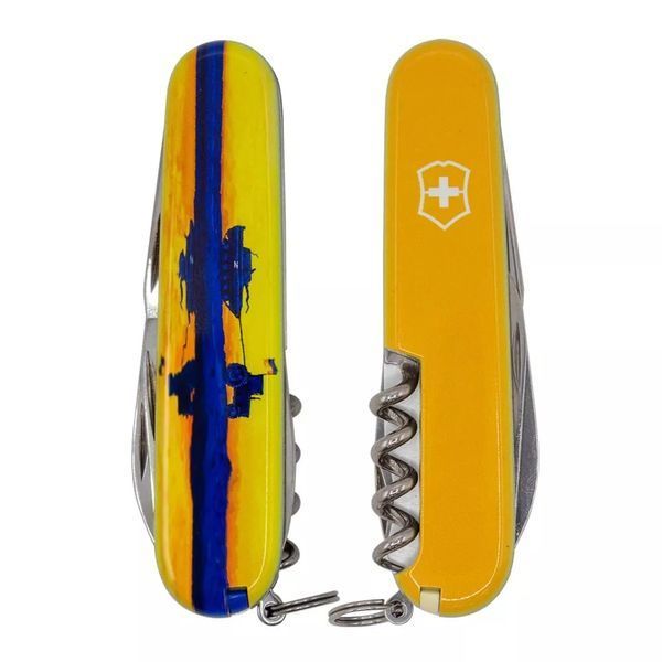 Швейцарский нож Victorinox Climber Ukraine Марка с трактором (1.3703.3_T3110p) V77552927 фото