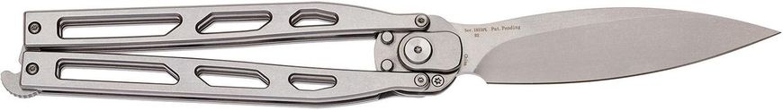 Ніж Artisan Kinetic Balisong Silver 1823PL-ST 27980206 фото