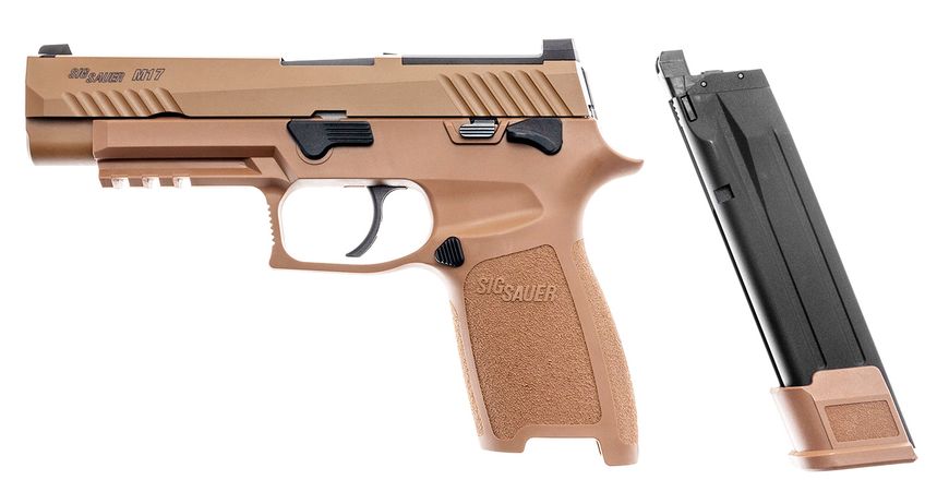 Пистолет страйкбольный Sig Sauer Air ProForce P320-M17 Green Gas калибр 6 мм ВВ Tan 16250218 фото