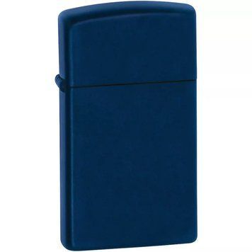 Запальничка Zippo 1639 Slim Navy Blue Matte - вузька 77890041 фото