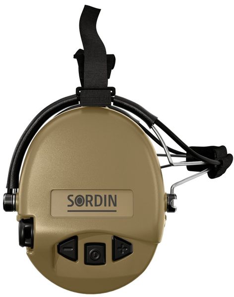 Активні навушники Sordin Supreme Mil Aux Neckband Sand Пісочні 6008840 фото