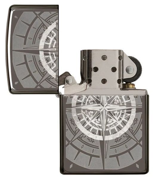 Запальничка Zippo 150n Compass 29232 Black Ice 77893876 фото