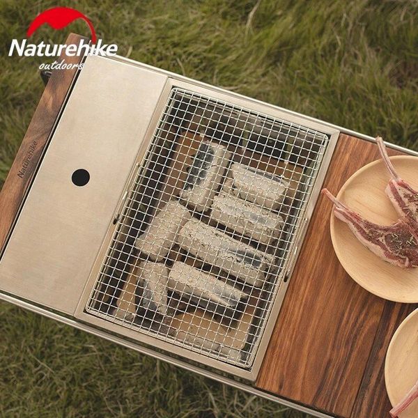 Гриль портативний Naturehike Picnic BBQ Grill NH20CJ006, р-р L, сталь 86169 фото