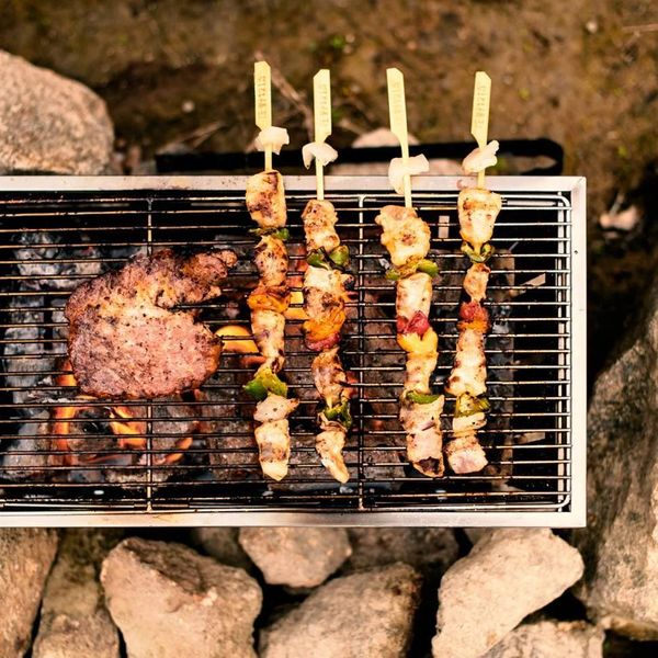 Гриль портативний Naturehike Picnic BBQ Grill NH20CJ006, р-р L, сталь 86169 фото