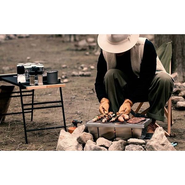 Гриль портативний Naturehike Picnic BBQ Grill NH20CJ006, р-р L, сталь 86169 фото