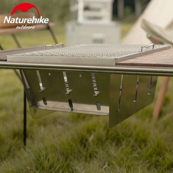 Гриль портативний Naturehike Picnic BBQ Grill NH20CJ006, р-р L, сталь 86169 фото