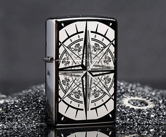 Запальничка Zippo 150n Compass 29232 Black Ice 77893876 фото