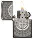 Запальничка Zippo 150n Compass 29232 Black Ice 77893876 фото 6