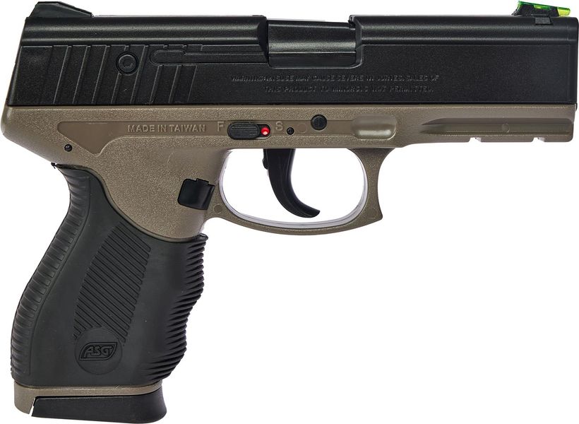 Пистолет страйкбольный ASG Sport 106 DT калибр 6 мм Black/fde 23704342 фото