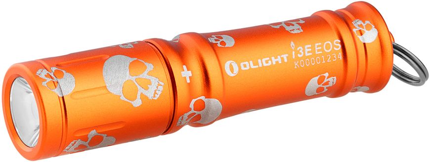 Фонарь-брелок Olight I3E EOS Orange Skull 0.0000.0793 23704390 фото