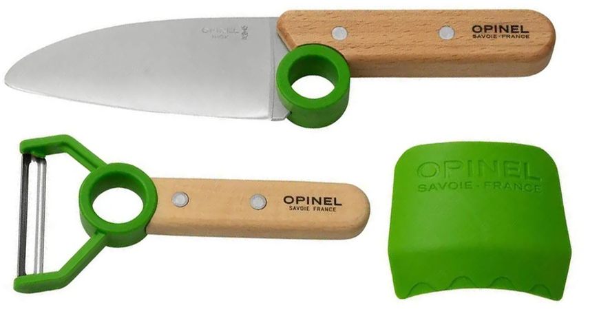 Набор ножей Opinel Le Petite Chef Green 002577 2046692 фото