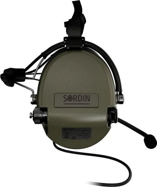 Активні навушники Sordin Supreme Mil CC Neckband PVC Зелені 6008834 фото