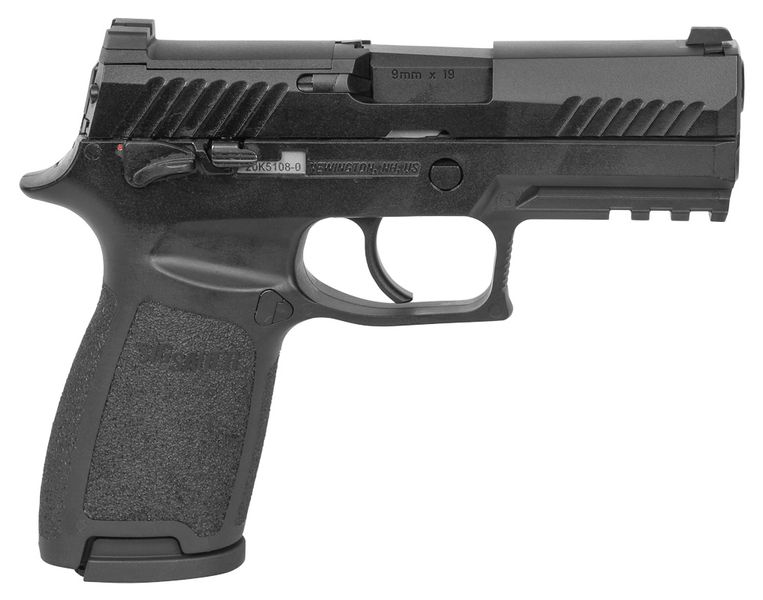 Страйкбольний пістолет Sig Sauer Air ProForce P320-M18 Green Gas калібр 6 мм ВВ Black 16250219 фото