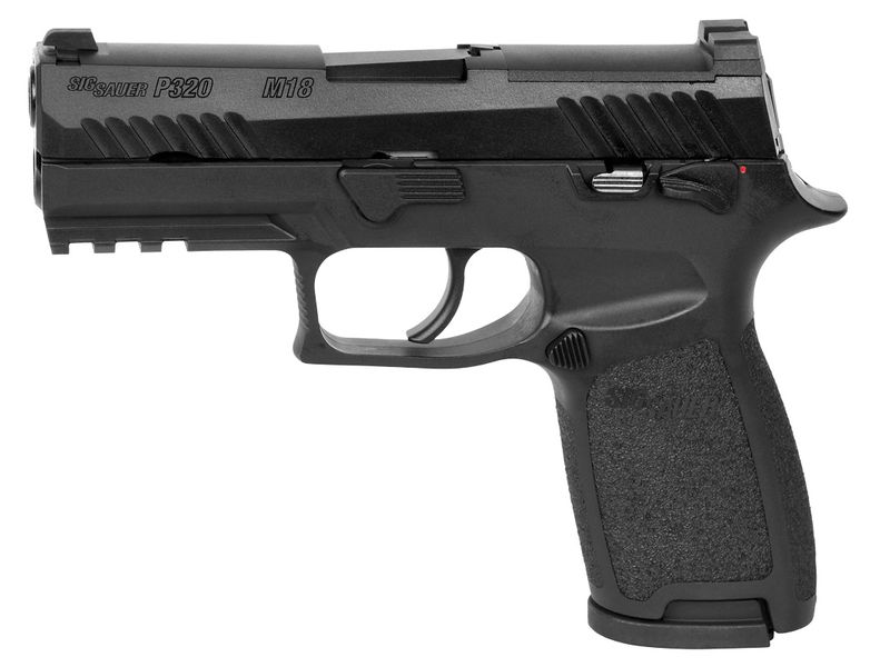 Страйкбольний пістолет Sig Sauer Air ProForce P320-M18 Green Gas калібр 6 мм ВВ Black 16250219 фото