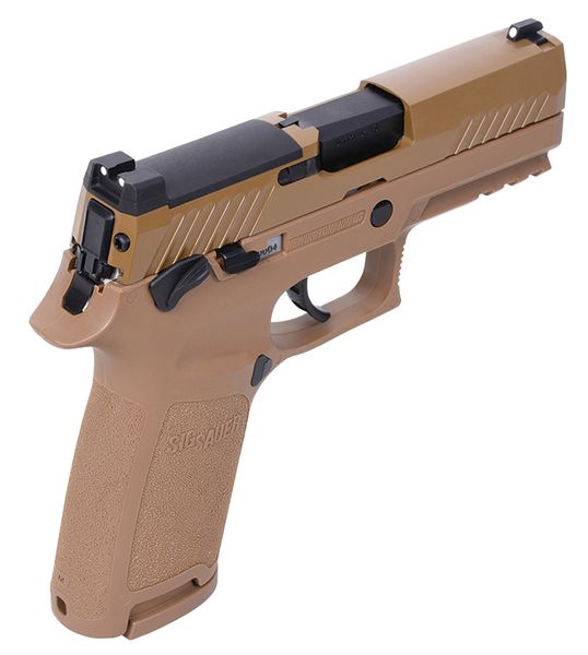 Страйкбольний пістолет Sig Sauer Air ProForce P320-M18 Green Gas калібр 6 мм ВВ Tan 16250220 фото