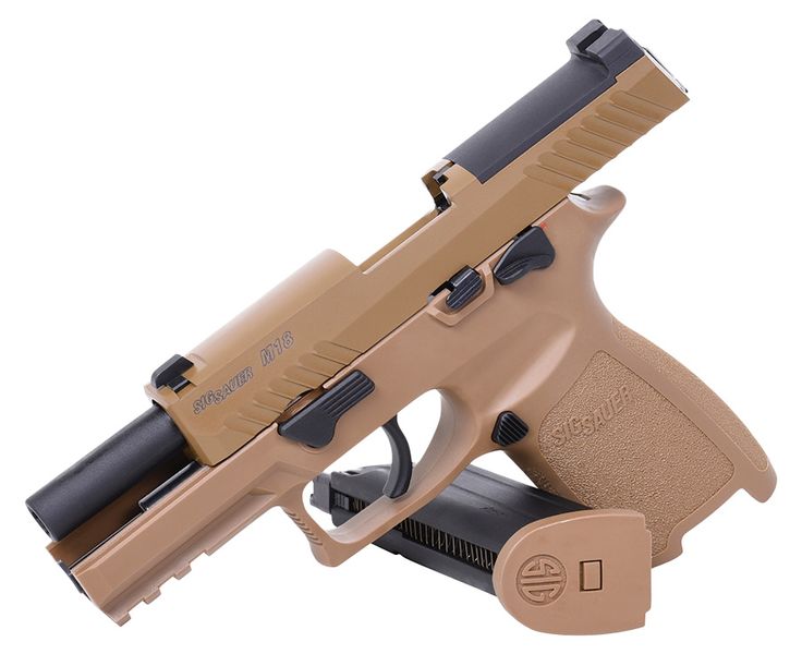 Страйкбольний пістолет Sig Sauer Air ProForce P320-M18 Green Gas калібр 6 мм ВВ Tan 16250220 фото