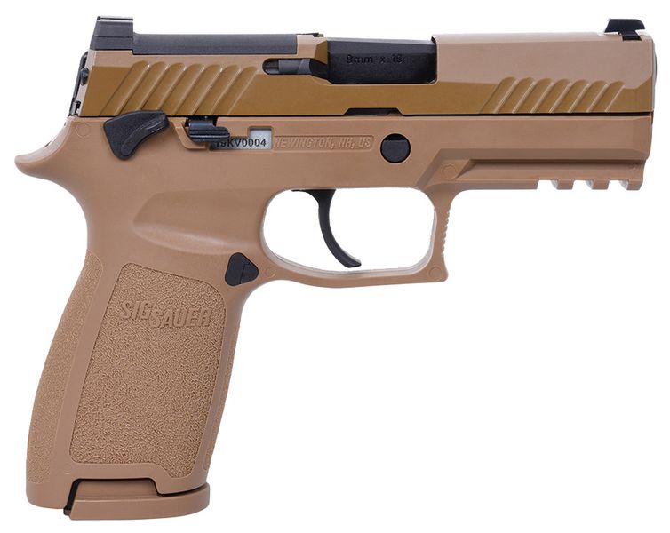 Страйкбольний пістолет Sig Sauer Air ProForce P320-M18 Green Gas калібр 6 мм ВВ Tan 16250220 фото