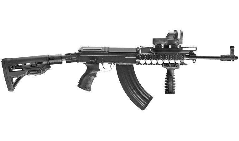 Приклад складной FAB Defense для M4 с амортизатором 7000666 фото