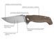 Нож Artisan Kami S35VN Micarta 1864G-ODG 27980427 фото 2