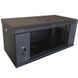 Hypernet WMNC-350-4U-FLAT-BLACK Шафа коммутаційна настінна розбірна чорна 99-00011907 фото 1
