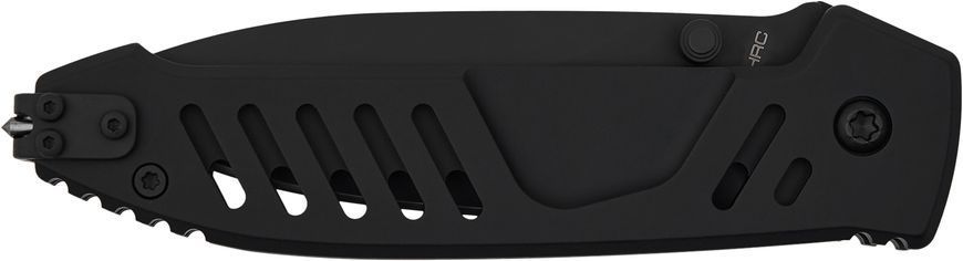 Нож Extrema Ratio MF1 Evo SP M390 Black Blade Aluminium Полусеррейтор 04.1000.0233/M3/BLK/BLK 17840289 фото
