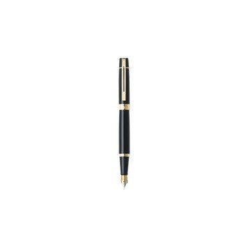Ручка перова Sheaffer Gift Collection 300 Glossy Black GT FP M E0932553 56084 фото
