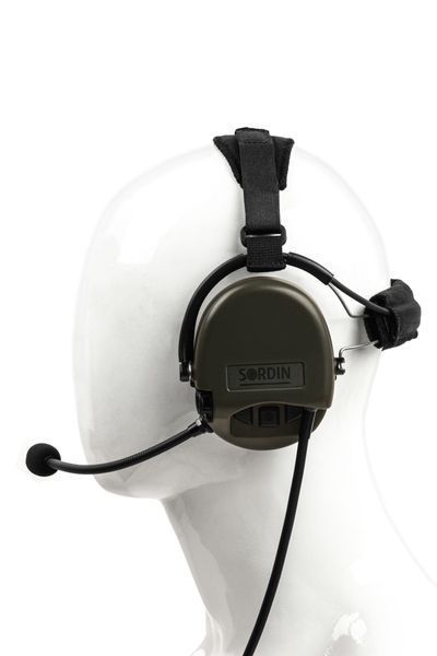 76332-06-S Навушники Sordin Supreme MIL CC Neckband Green PVC 6008834 фото