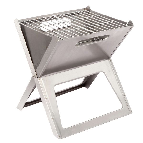 Гриль угольный Bo-Camp Notebook/Fire Basket Compact Silver (8108347) DAS301445 фото