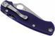 Ніж Spyderco ParaMilitary 2 Dark Blue CPM-S110V C81GPDBL2 871315 фото 5