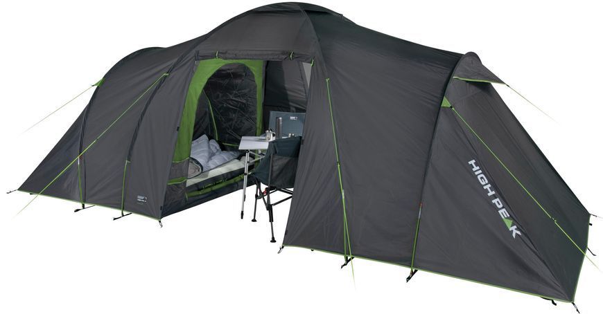 Намет шестимісний High Peak Como 6.0 Dark Grey/Green (10263) 929535 фото