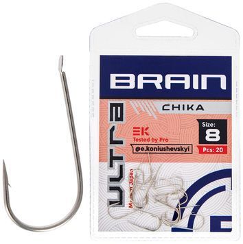 Крючок Brain Ultra Chika #8 (20шт/уп) 18585266 фото