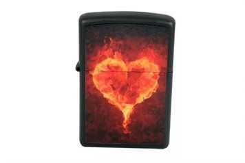 Запальничка Zippo Hearts Black Matte 28313 V77550739 фото