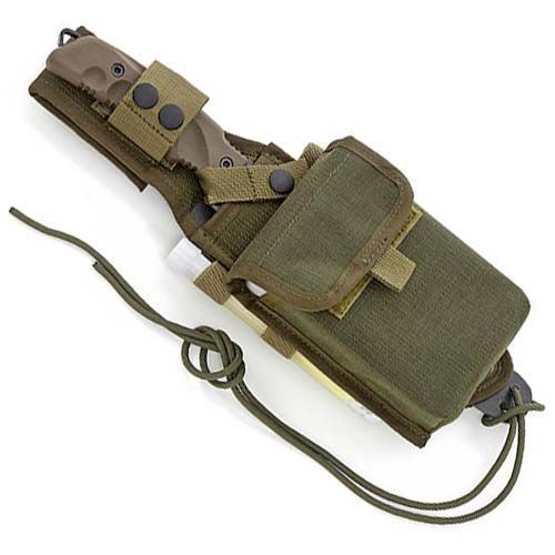 Ніж Fox FKMD Parang Bushcraft Jungle FX-0107153 + піхви (на Molle, на пояс) + набір для виживання 17530086 фото