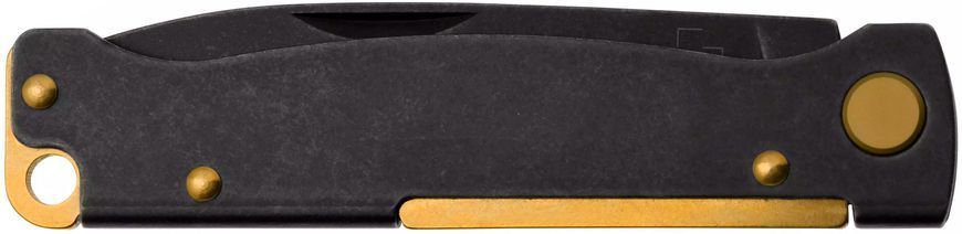 Ніж Boker Plus Atlas Black Stonewash Brass 01BO859 23731119 фото