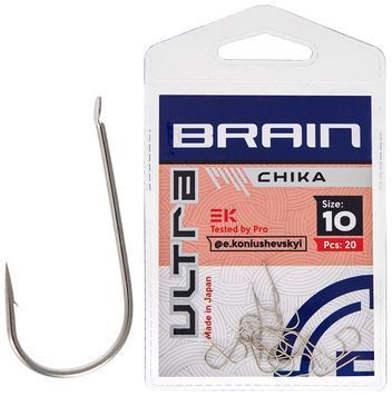 Крючок Brain Ultra Chika #10 (20шт/уп) 18585265 фото