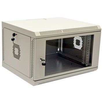 19" 6U, 600х500х373 мм акрилове скло сіра Шафа 99-00023110 фото