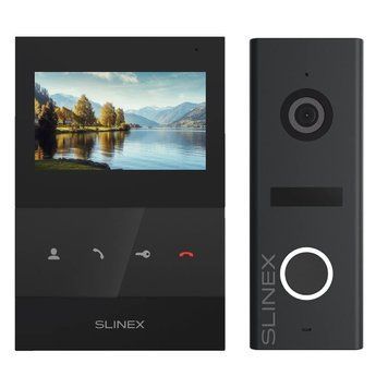 Slinex SQ-04 Black + ML-17HR Graphite Комплект відеодомофону 99-00024900 фото