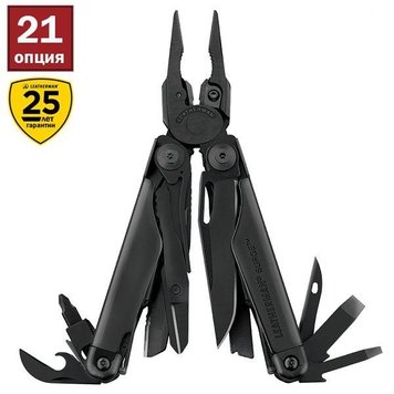 Мультитул Leatherman Surge Black + нейлоновий чохол 831334 4000948 фото