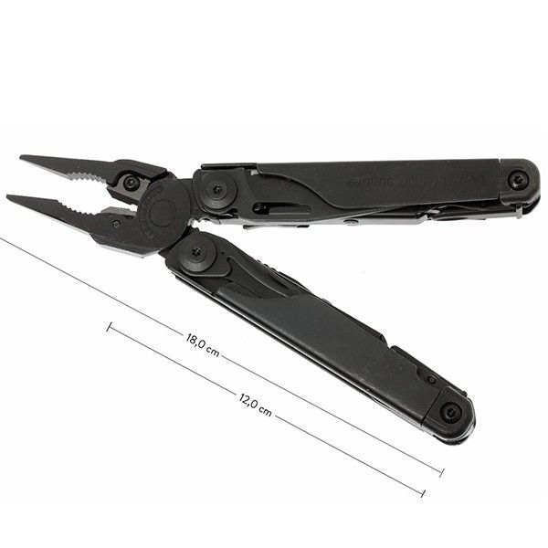 Мультитул Leatherman Surge Black + нейлоновий чохол 831334 4000948 фото