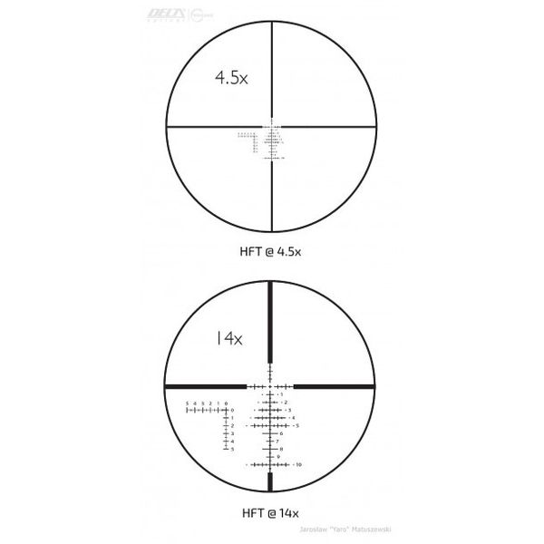 Прицел оптический Delta DO Titanium 4.5-14x44 FFP (HFT) 5002462 фото