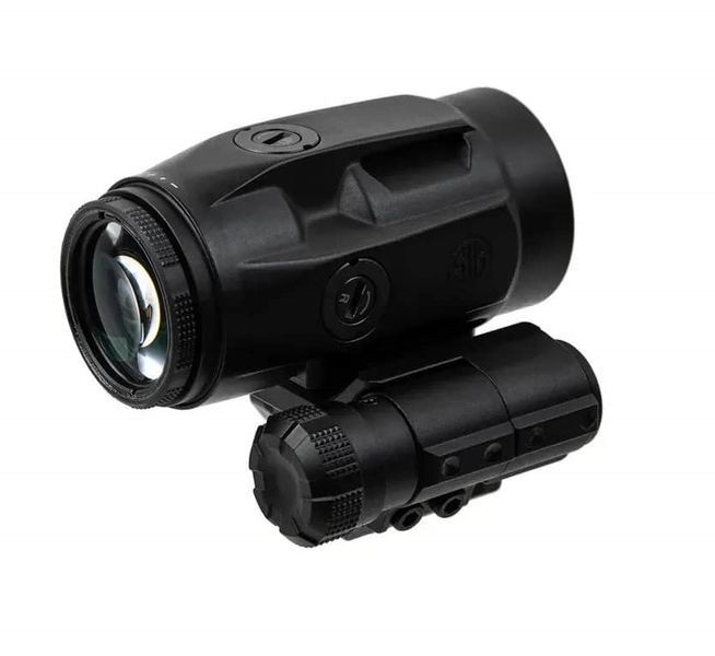 Магнифер Sig Optics 3Х JULIET3-MICRO 3X22 мм, PUSH-BUTTON MOUNT WITH SPACERS, BLACK SOJ3M001 5003400 фото