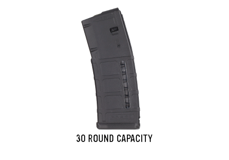 Магазин Magpul PMAG 30 AR/M4 GEN M2 MOE Window 5,56x45 (223 Rem) на 30 патронів з вікном Чорний MAG570-BLK 7000572 фото