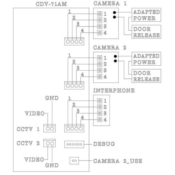 Commax CDV-71AM Відеодомофон 99-00021049 фото