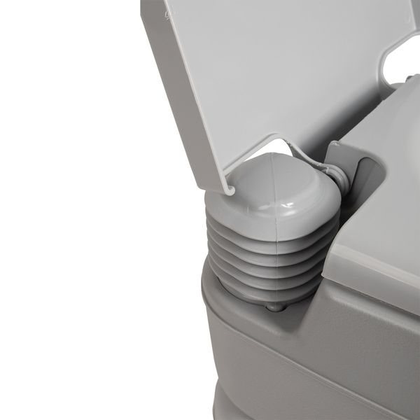 Біотуалет Bo-Camp Portable Toilet Flush 10 Liters Grey (5502825) DAS301637 фото