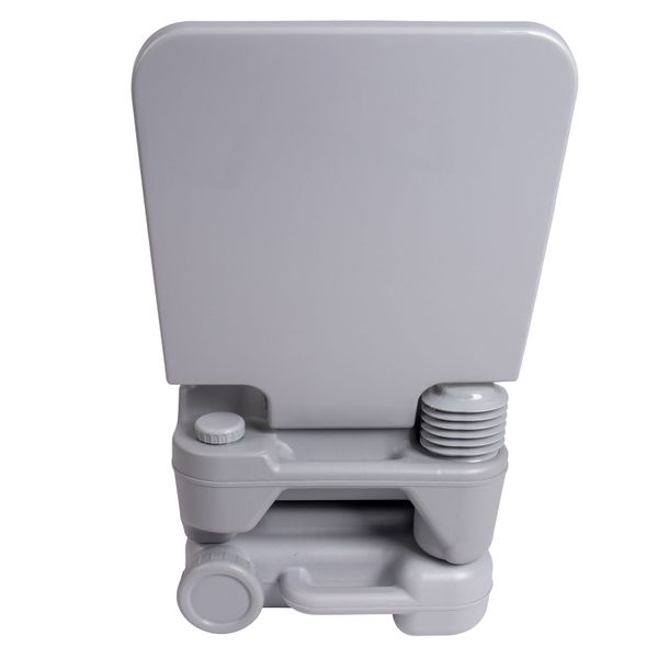 Біотуалет Bo-Camp Portable Toilet Flush 10 Liters Grey (5502825) DAS301637 фото