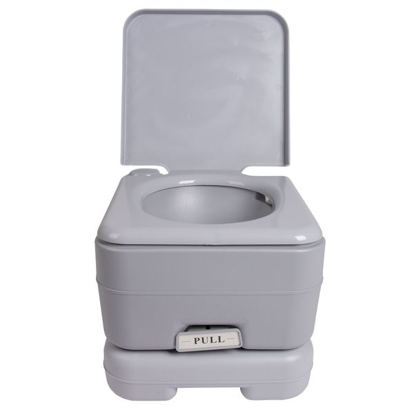 Біотуалет Bo-Camp Portable Toilet Flush 10 Liters Grey (5502825) DAS301637 фото