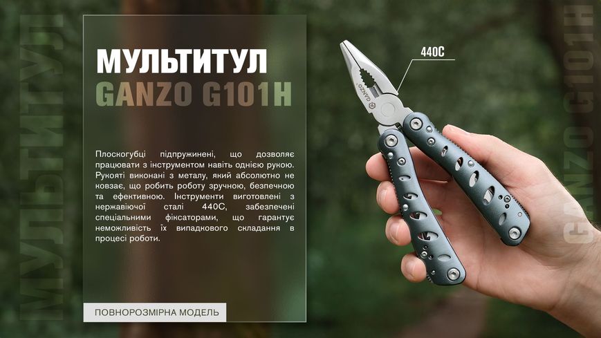 Мультитул Multi Tool Ganzo G101-H (G205) 34242 фото