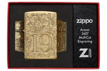 Запальничка Zippo 46776 Armor Tumbled Brass 1932 Filigree Design 77890069 фото